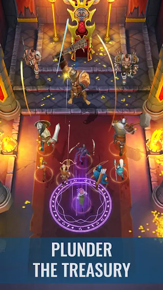 Raid & Rush — Heroes idle RPG [MOD: Бесконечные деньги] - Скриншот 2