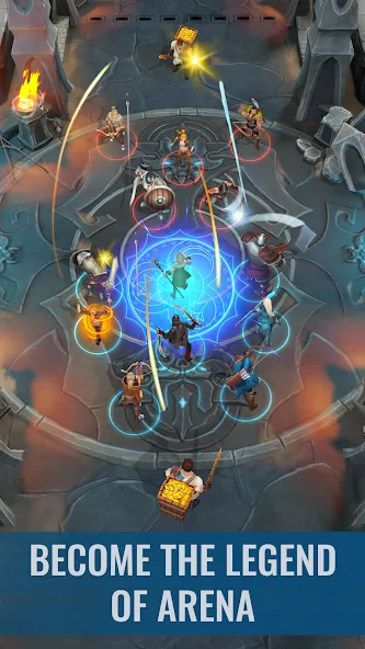 Raid & Rush — Heroes idle RPG [MOD: Бесконечные деньги] - Скриншот 4