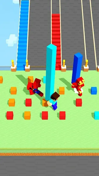 Craft Bridge Race (Крафт Бридж Рейс) [MOD: Все открыто] - Скриншот 2