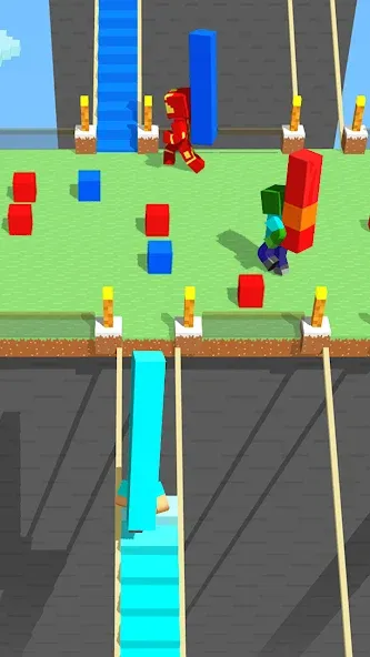 Craft Bridge Race (Крафт Бридж Рейс) [MOD: Все открыто] - Скриншот 5
