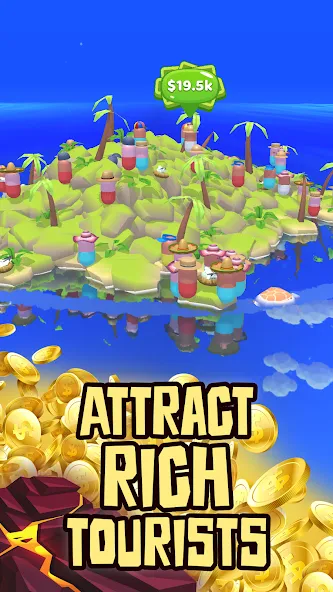 Volcano Island — Sim Game (Вулканический остров) [MOD: Разблокировано] - Скриншот 3