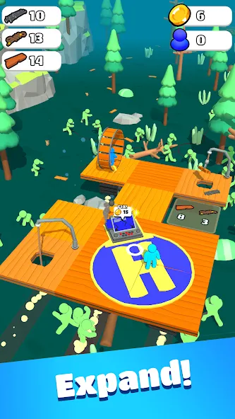 Zombie Raft (Зомби Рафт) [MOD: Все разблокировано] - Скриншот 5