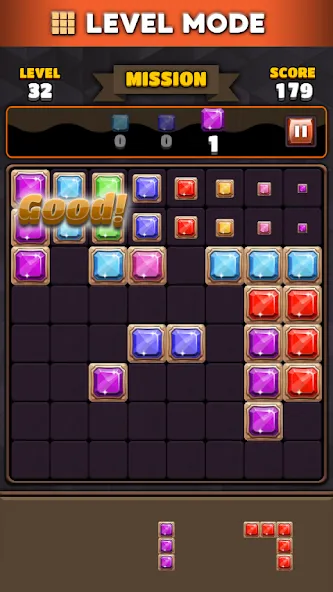 Block Puzzle 8×8 (Блокголоволомка 88) [MOD: Premium/Unlocked] - Скриншот 3
