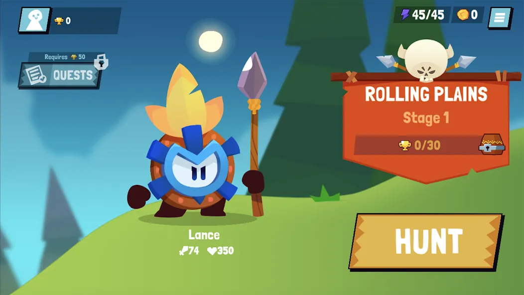 Tiny Hunters — Monsters Attack (Тини Хантерс) [MOD: Бесконечные деньги] - Скриншот 1