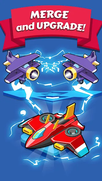 Merge Planes Idle Plane Game (Мерж Плейнс Импайр) [MOD: Мод Меню/Взлом] - Скриншот 2