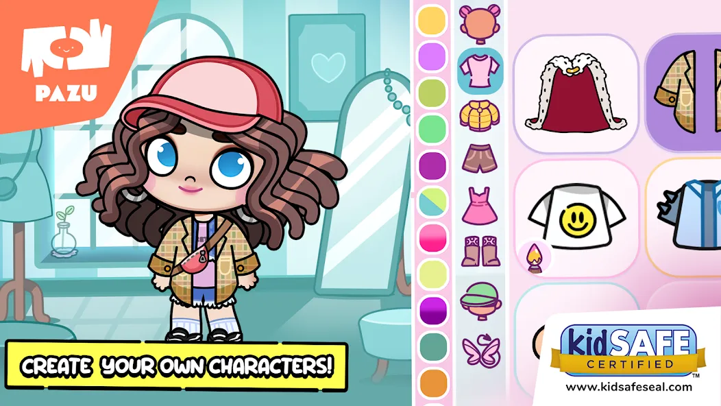 Avatar Maker Dress up for kids [MOD: Меню/Много денег] - Скриншот 1
