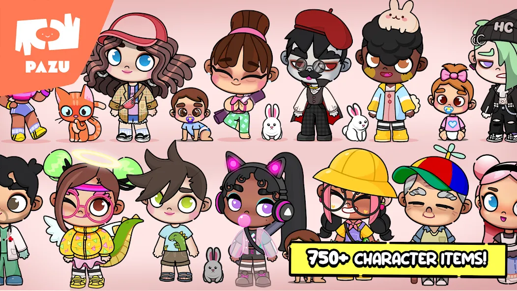 Avatar Maker Dress up for kids [MOD: Меню/Много денег] - Скриншот 4