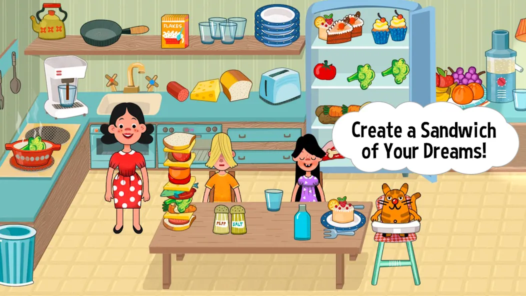 Pepi House: Happy Family (Пепи Хаус) [MOD: Мод Меню/Взлом] - Скриншот 3