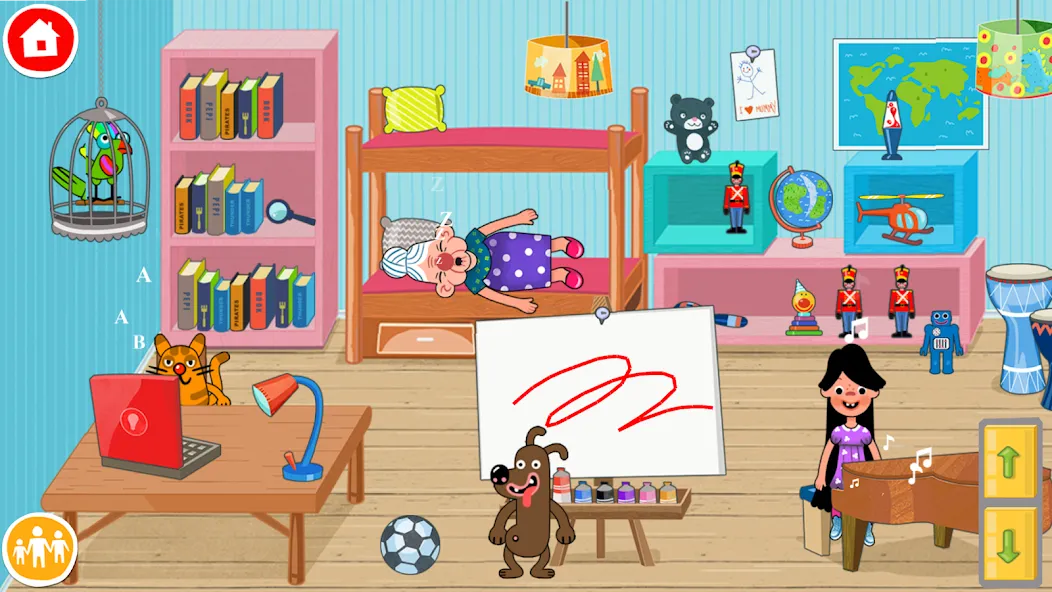 Pepi House: Happy Family (Пепи Хаус) [MOD: Мод Меню/Взлом] - Скриншот 4