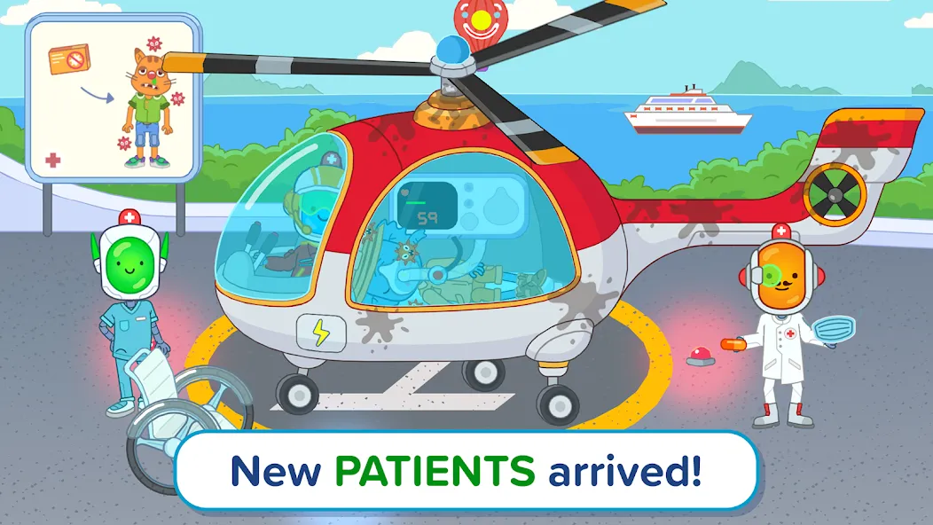 Pepi Hospital 2: Flu Clinic (Пепи Хоспитал 2) [MOD: Меню/Много денег] - Скриншот 3