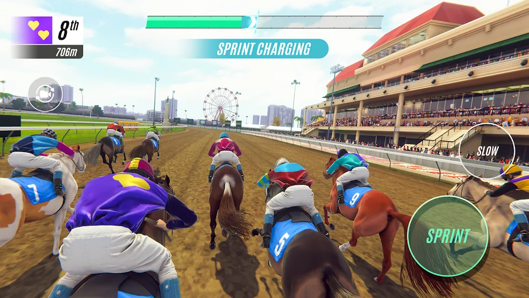 Rival Stars Horse Racing [MOD: Меню/Много денег] - Скриншот 1