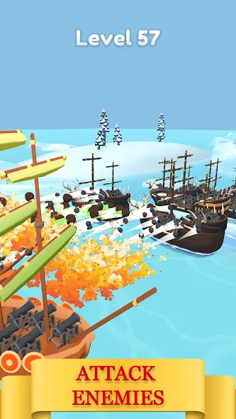 Merge Pirates (Мердж Пираты) [MOD: Mega Mod/Меню] - Скриншот 2