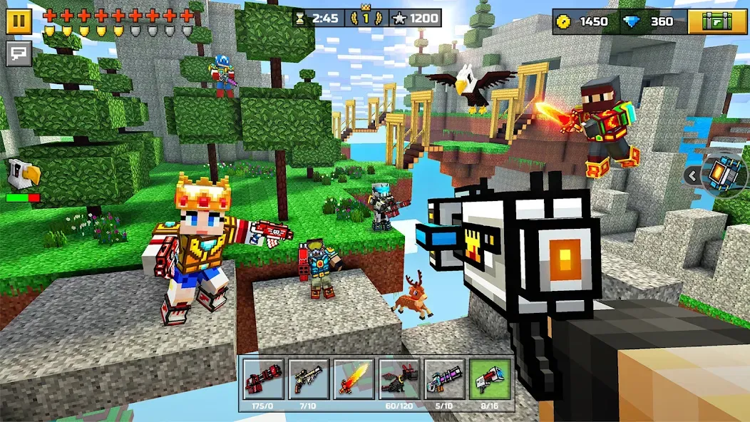 Pixel Gun 3D — FPS Shooter (Пиксельный пистолет 3Д) [MOD: Premium/Unlocked] - Скриншот 2