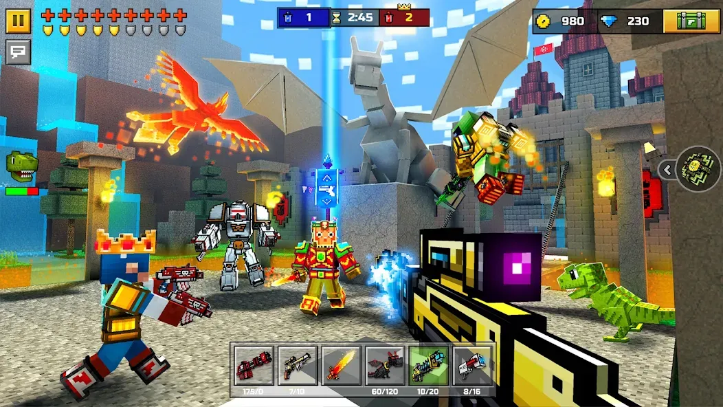 Pixel Gun 3D — FPS Shooter (Пиксельный пистолет 3Д) [MOD: Premium/Unlocked] - Скриншот 3