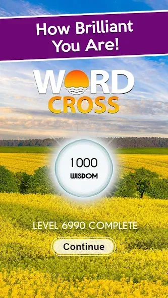 Word Cross: Crossy Word Search (Уорд Кросс) [MOD: Бесконечные деньги] - Скриншот 1