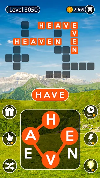 Word Cross: Crossy Word Search (Уорд Кросс) [MOD: Бесконечные деньги] - Скриншот 3