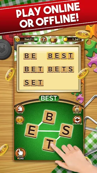 Word Collect — Word Games Fun (Ворд Коллект) [MOD: Меню/Много денег] - Скриншот 4