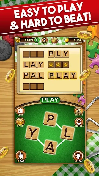 Word Collect — Word Games Fun (Ворд Коллект) [MOD: Меню/Много денег] - Скриншот 5