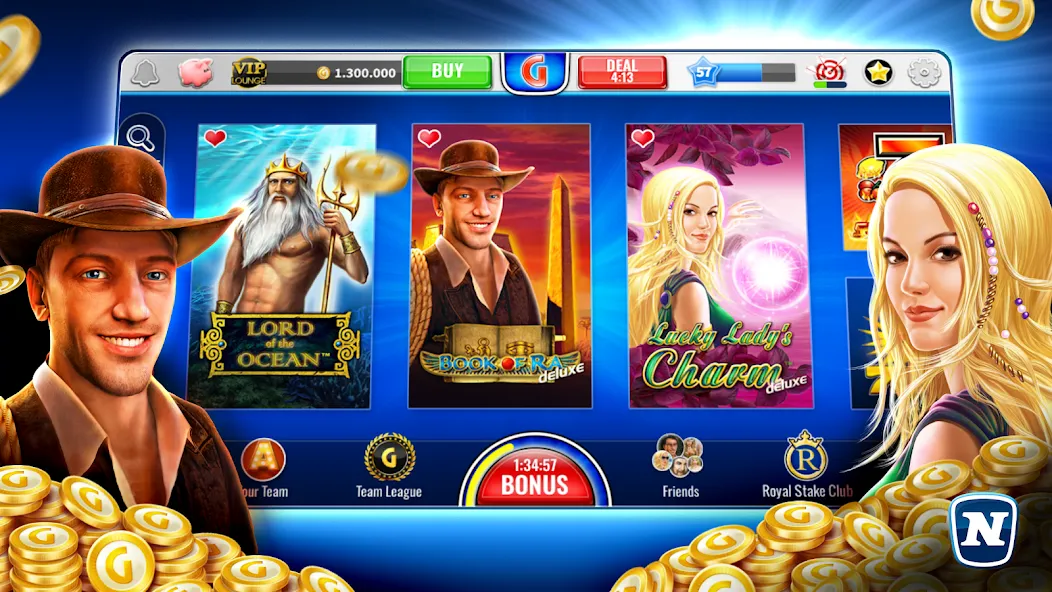 Gaminator Online Casino Slots [MOD: Все разблокировано] - Скриншот 1