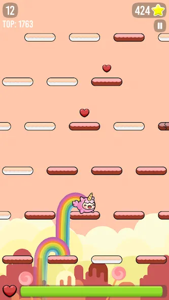 Happy Hop: Kawaii Jump (Хэппи Хоп) [MOD: Много монет/Энергии] - Скриншот 2