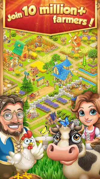 Village and Farm (Вилладж энд Фарм) [MOD: Много монет/Энергии] - Скриншот 1