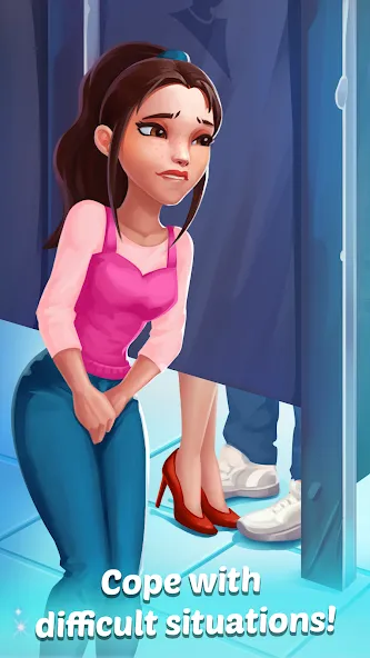 Family Town: Match-3 Makeover (Фэмили Таун) [MOD: Бесконечные деньги] - Скриншот 3