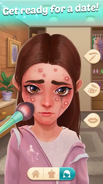 Family Town: Match-3 Makeover (Фэмили Таун) [MOD: Бесконечные деньги] - Скриншот 4
