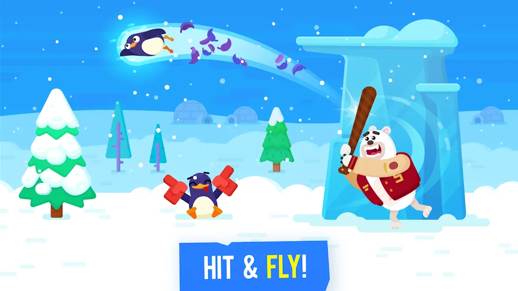 Bouncemasters: Penguin Games (Баунсмастерс) [MOD: Меню/Много денег] - Скриншот 1