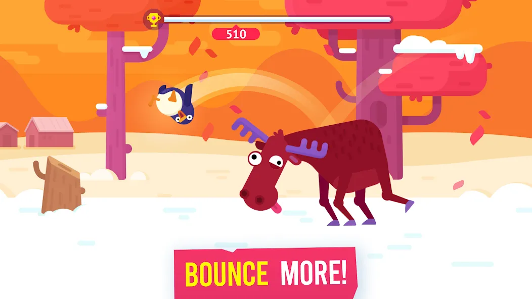 Bouncemasters: Penguin Games (Баунсмастерс) [MOD: Меню/Много денег] - Скриншот 2