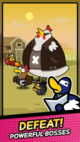 Duck vs Chicken : Idle Defense (Дак против Чикен) [MOD: Мод Меню/Взлом] - Скриншот 4