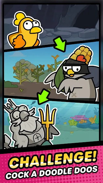Duck vs Chicken : Idle Defense (Дак против Чикен) [MOD: Мод Меню/Взлом] - Скриншот 5