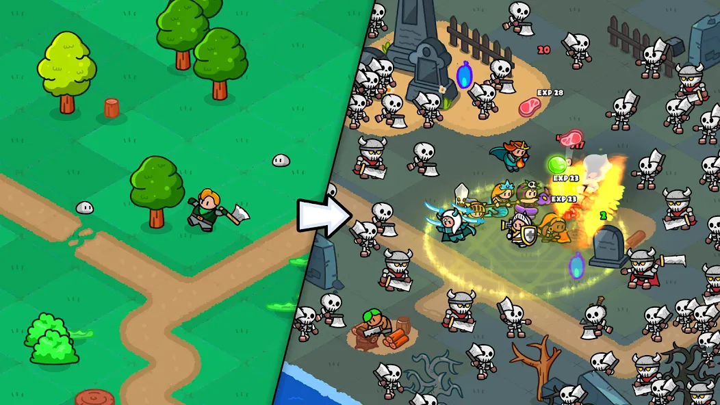 Rumble Heroes — Adventure RPG (Рамбл Хироес) [MOD: Мод Меню/Взлом] - Скриншот 1
