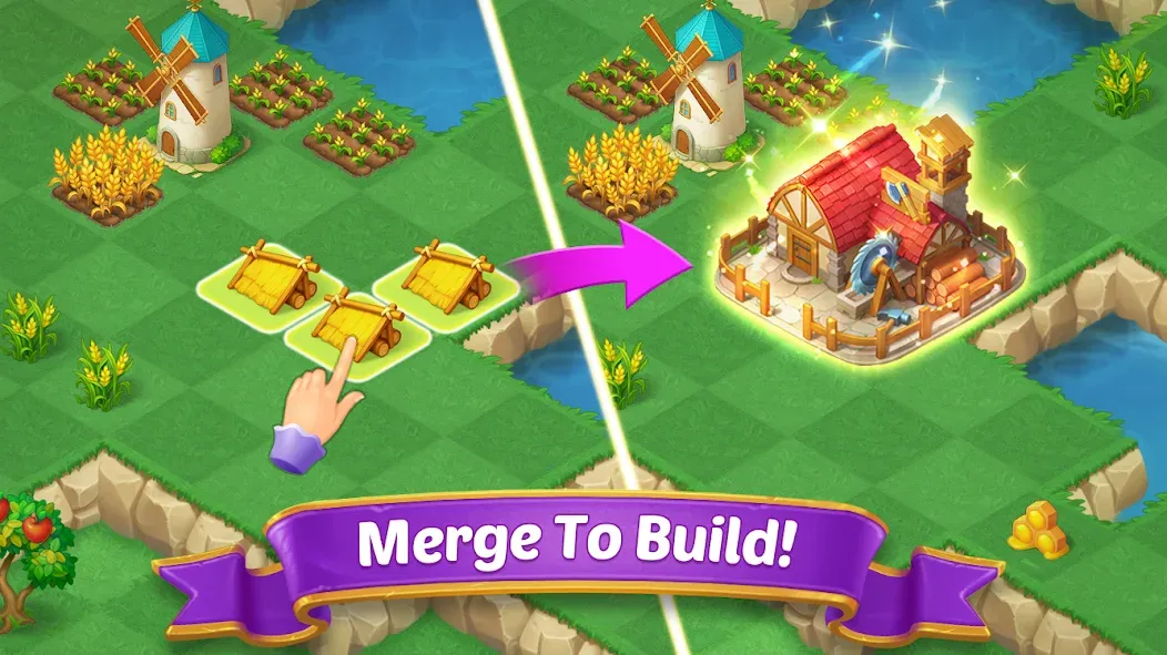 Merge Castle: Match 3 Puzzle (Мердж Кастл) [MOD: Mega Mod/Меню] - Скриншот 3
