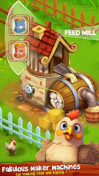 Country Valley Farming Game (Парадайз Хей Фарм Айленд) [MOD: Меню/Много денег] - Скриншот 2