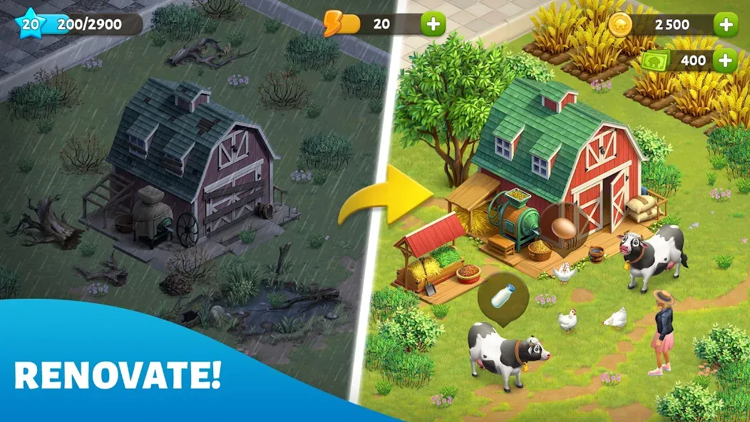 Spring Valley: Farm Game (принг Вэлли) [MOD: Много монет/Энергии] - Скриншот 2