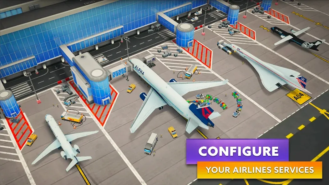 Airport Simulator: Tycoon Inc. (Эйрпорт Симулятор) [MOD: Много монет/Энергии] - Скриншот 3