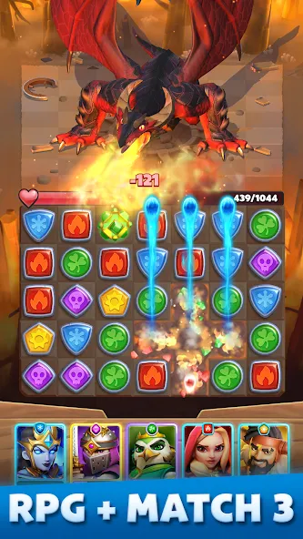 Puzzle Breakers: Champions War (Пазл Брейкерс) [MOD: Разблокировано] - Скриншот 1