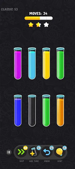 Color Water Sort Puzzle Games (Цветные игры сортировки воды) [MOD: Мод Меню/Взлом] - Скриншот 2