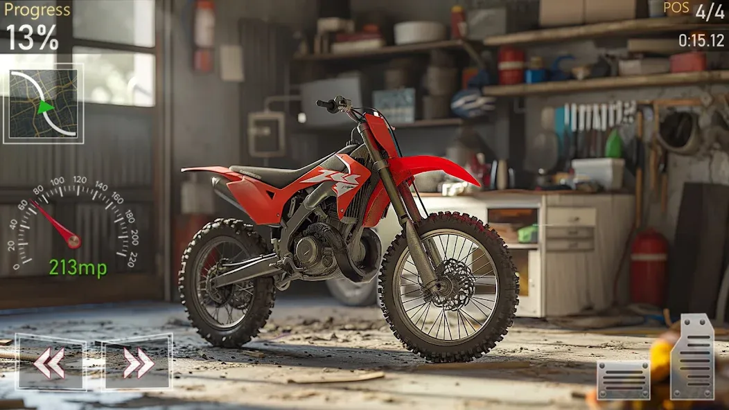 Motocross MX Dirt Bike Games [MOD: Меню/Много денег] - Скриншот 1