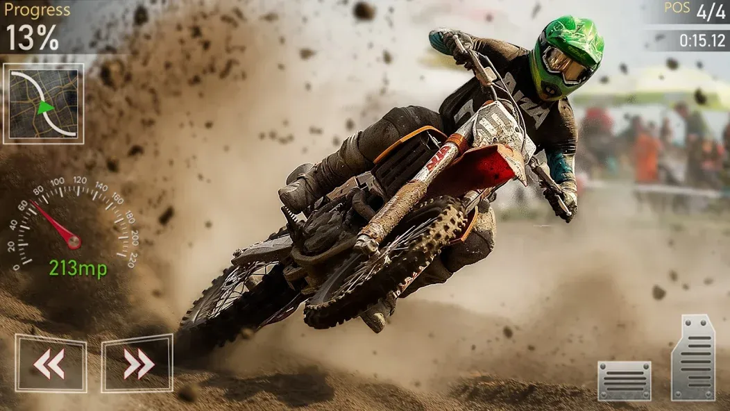 Motocross MX Dirt Bike Games [MOD: Меню/Много денег] - Скриншот 2