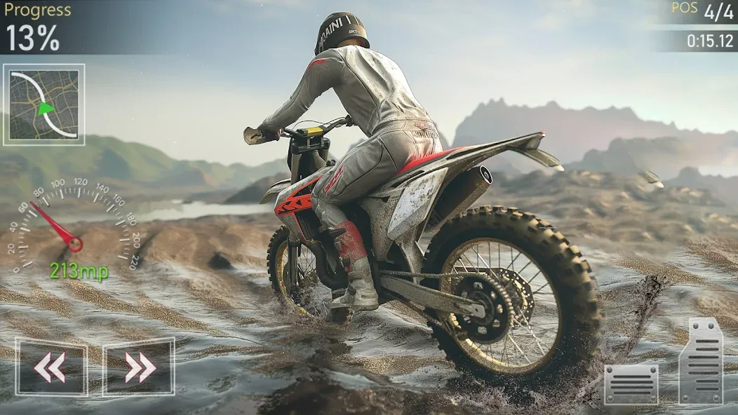 Motocross MX Dirt Bike Games [MOD: Меню/Много денег] - Скриншот 3