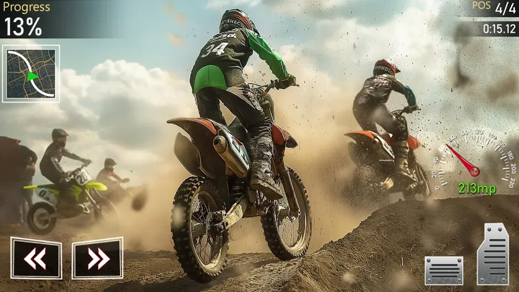 Motocross MX Dirt Bike Games [MOD: Меню/Много денег] - Скриншот 5
