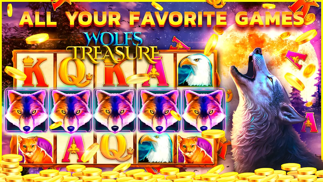 Legandary slots Casino Games [MOD: Мод Меню/Взлом] - Скриншот 1