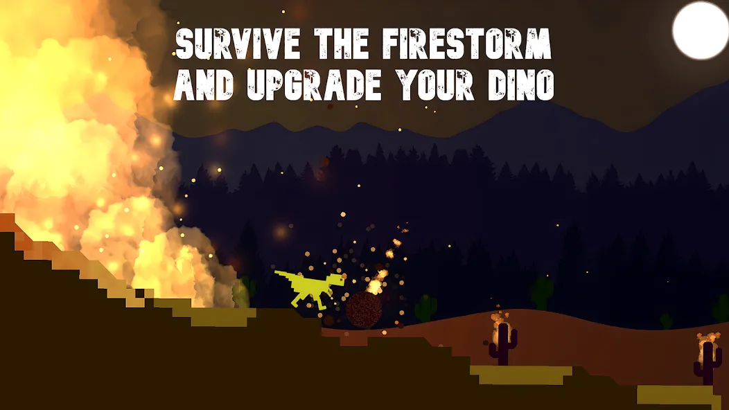 Dino Run Survival (Дино Ран Сурвайвал) [MOD: Мод Меню/Взлом] - Скриншот 1
