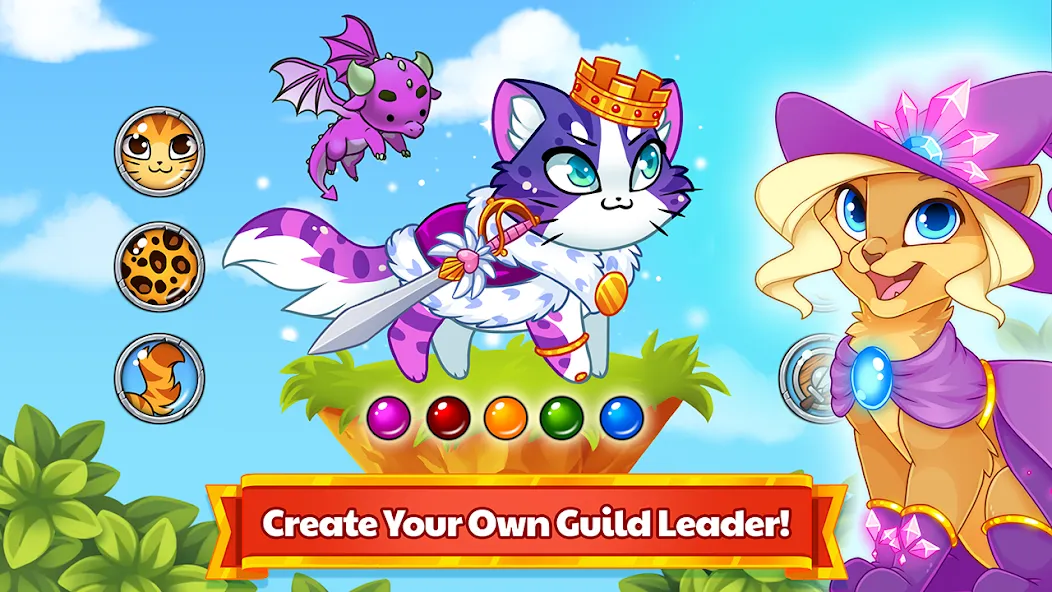 Castle Cats — Idle Hero RPG (Кэстл Кэтс) [MOD: Все разблокировано] - Скриншот 3