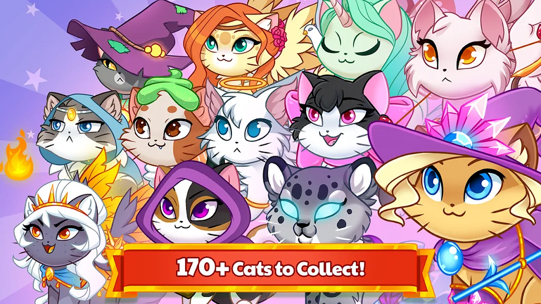 Castle Cats — Idle Hero RPG (Кэстл Кэтс) [MOD: Все разблокировано] - Скриншот 4