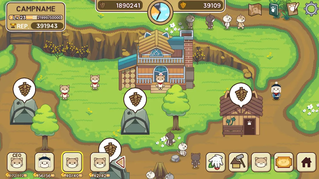 Cat Forest — Healing Camp [MOD: Premium/Unlocked] - Скриншот 2