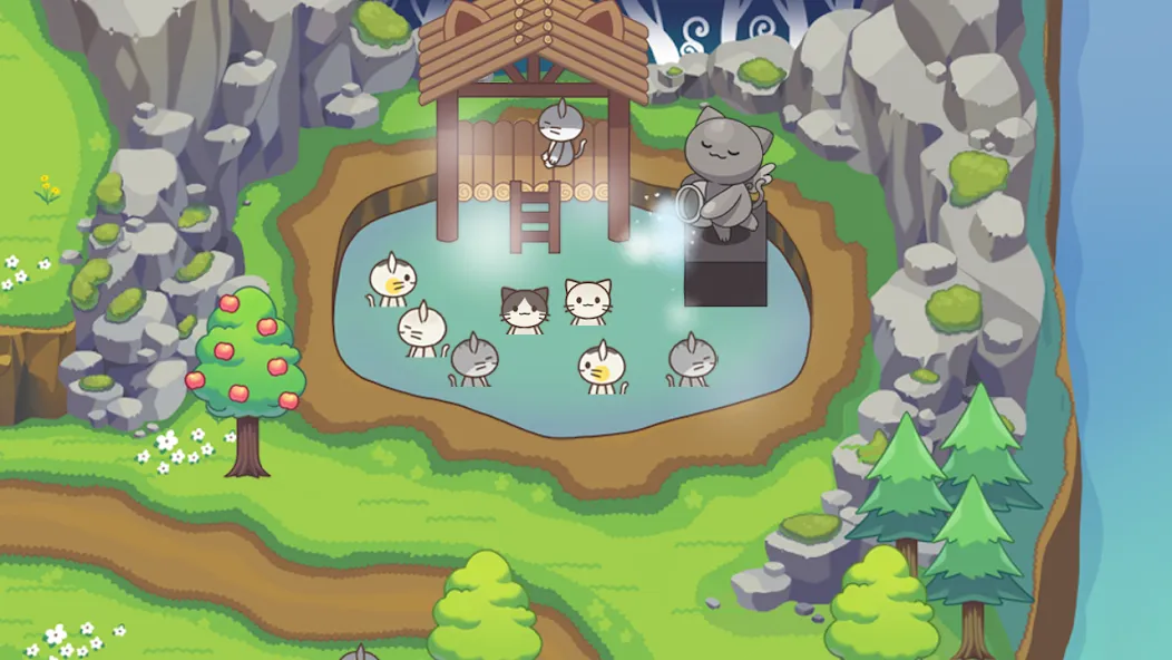 Cat Forest — Healing Camp [MOD: Premium/Unlocked] - Скриншот 4