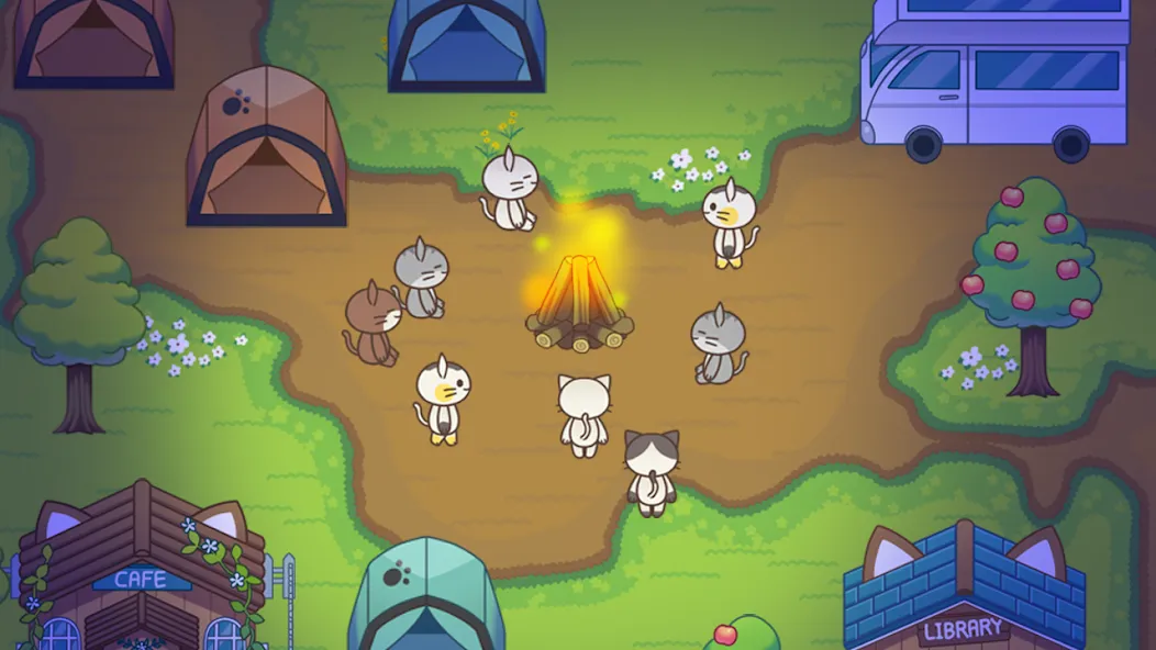 Cat Forest — Healing Camp [MOD: Premium/Unlocked] - Скриншот 5