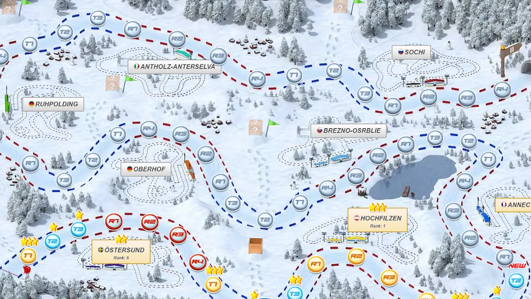 Biathlon Mania (Биатлон Мания) [MOD: Разблокировано] - Скриншот 4